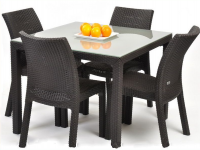 Стол cо стеклянной поверхностью Ketter Sumatra Стол cо стеклянной поверхностью Ketter Sumatra