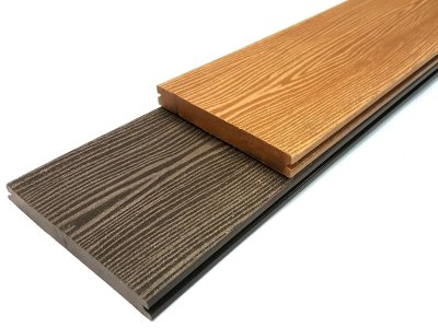 Террасная доска holzhof полнотелая шовная 150x18х4000 мм