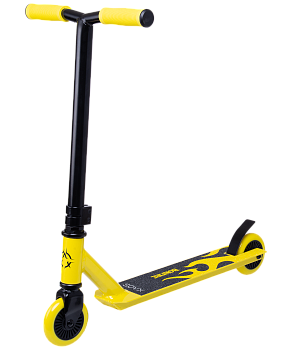 УЦЕНКА Самокат трюковый Bonfire Yellow 100 мм
